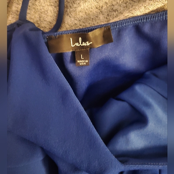 Lulus💙 Royal blue dress💙 sz Lg, EUC, PERFECT FOR SUMMER! - Picture 4 of 7